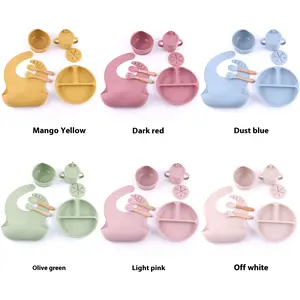 Children's Silicone Tableware Maternal And Child Supplies Full Set