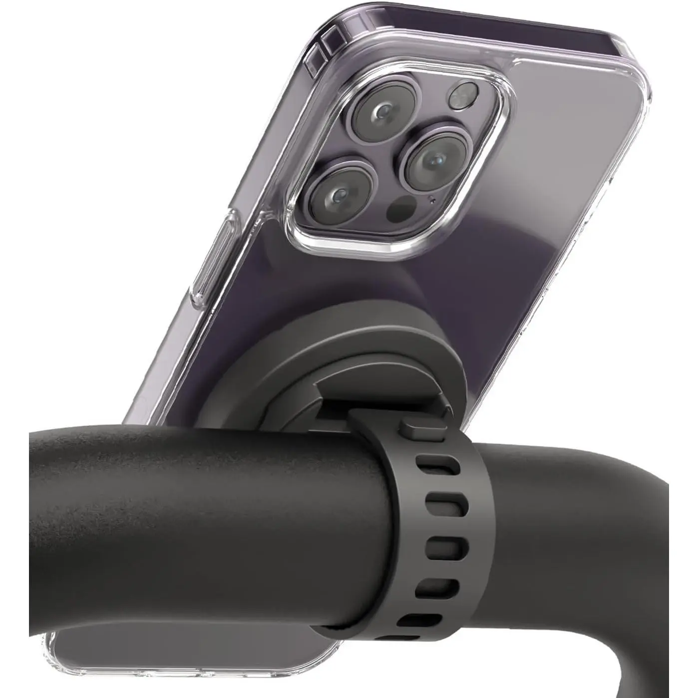 Grip-X Bar Mount MagSafe-Compatible Smartphone Cellphone Mobile Accessory - Phone Holder for Gym, Fitness Bikes, Cart Handlebars (16,15,14,13 Series)