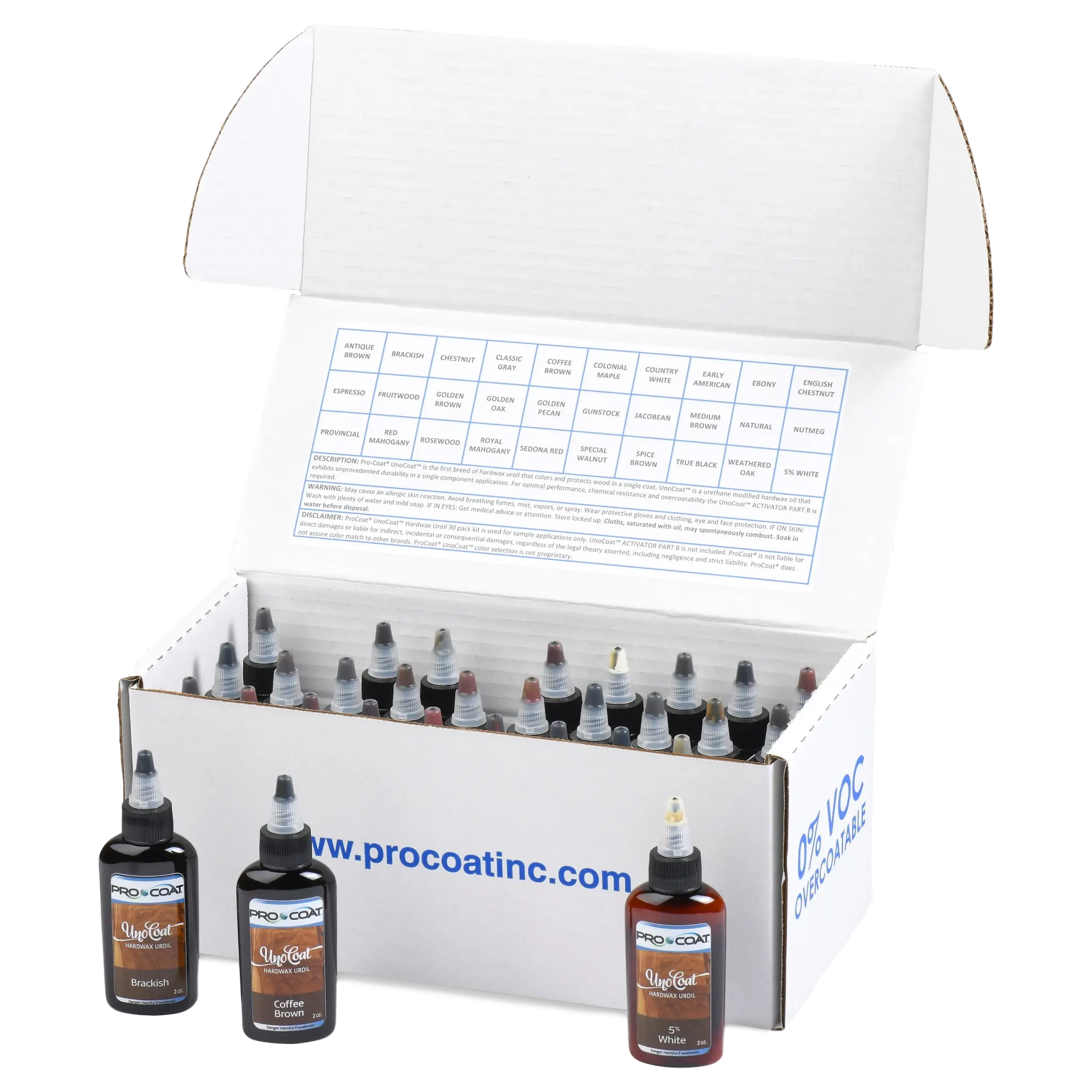 UnoCoat® Hardwax Uroil™ 30 Color Kit - ProCoat