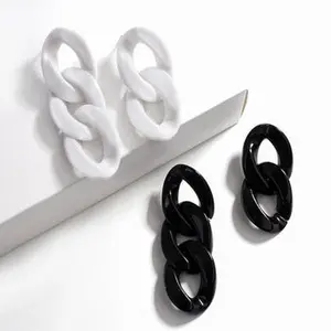 JANNA LINK DROP EARRINGS