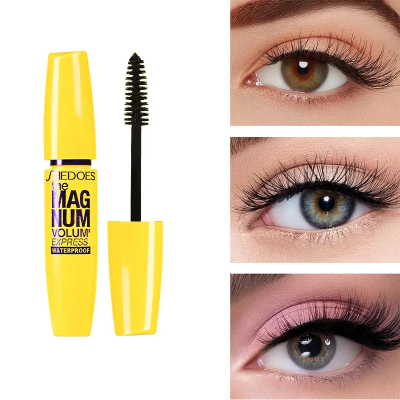 Waterproof Mascara - Long-Lasting Formula for Full, Voluminous Lashes, Natural Buildable Black Beauty Mascara, Volumizing Mascara, Waterproof Volume Mascara