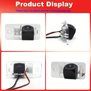 Backup Camera, License Plate Light Replacement for Audi A3 A4 A6 A8 Q7 S3 S4 S6 RS4 2001-2012, OEM:265108990B 265108991D, Car Safety, Car