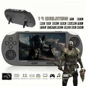 SF3000 Game Console - 4.5-inch IPS screen, multiple games, play music, watch videos, read novels, perfect gift for boys, kids and gamers, Valentine's Day Gift Portable Gaming System