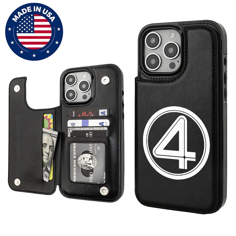 The Fantastic Four: First Steps Aesthetic Design Pattern Casing For iphone 16 15 14 13 12 Plus Pro Max Flaunt Mobile Phone Case TPU pu Leather Card Holder Drop Protection Shockproof Protector Vintage unique Fashion Trend Anti-scratch Stylish