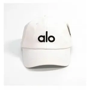 Alo Yoga Off-Duty Cap for Women & Men – Adjustable White Baseball Hat with Embroidered Logo, Lightweight Casual Sun Hat for Travel, Gym, Running & Everyday Wear