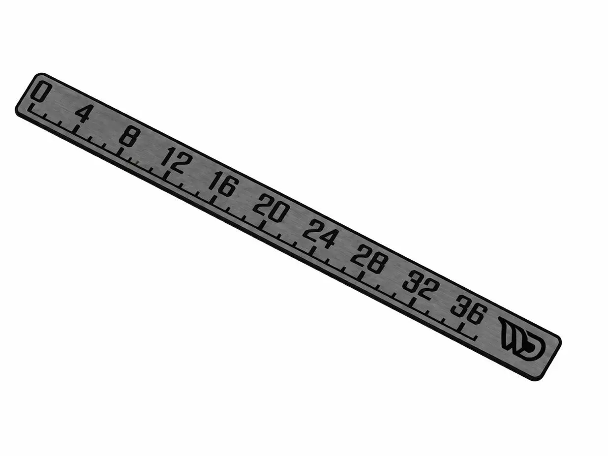 Jet Ski & Boat EVA Foam Fishing Ruler – 36” Non-Slip Marine Measuring Pad Tape Measure Tool