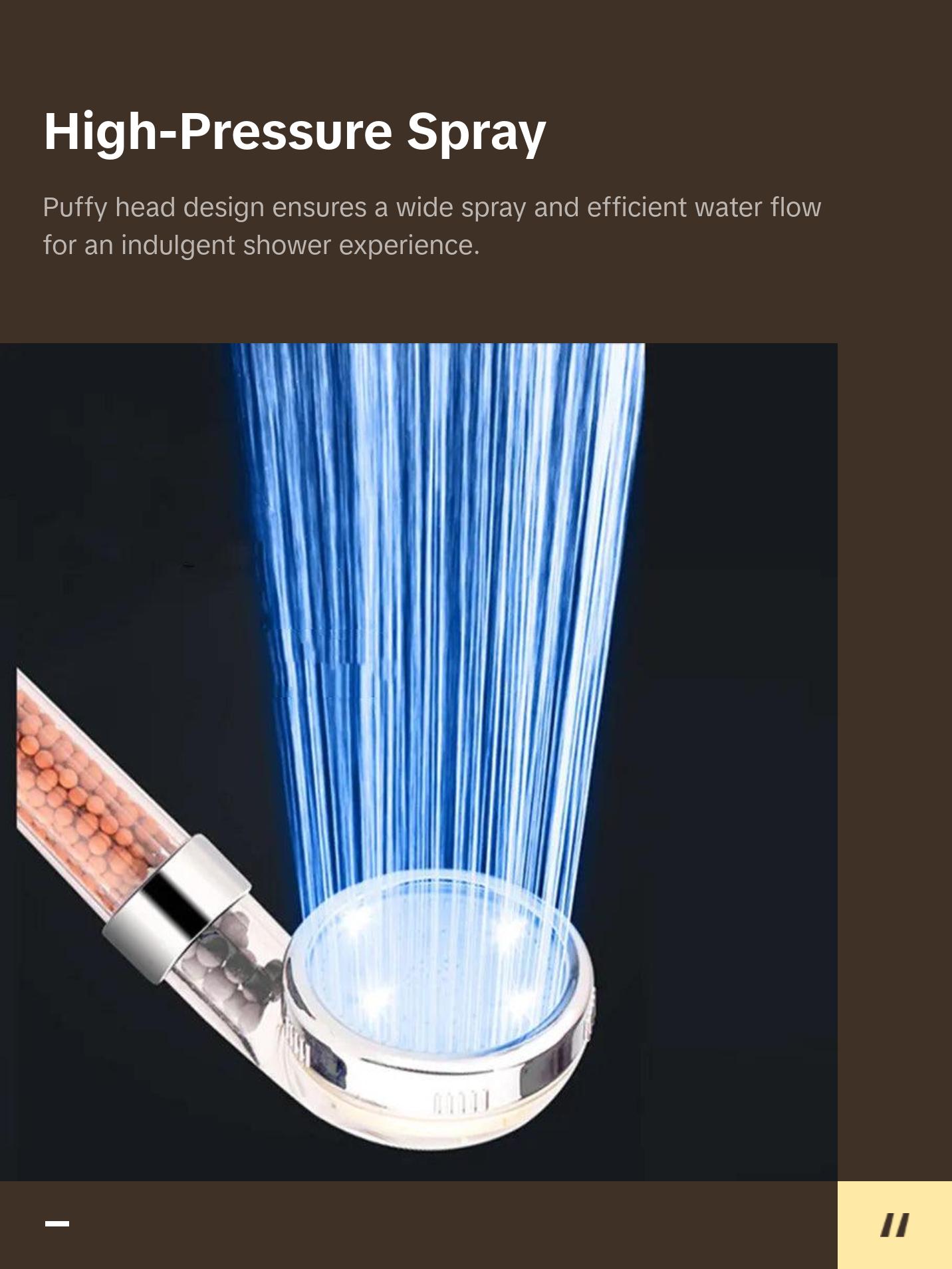 LED Light-Emitting Handheld Shower Head LED Light-Emitting Handheld Shower Head