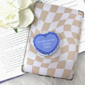 Emotional Support Kindle Blue Heart Magnetic MagSafe Kindle