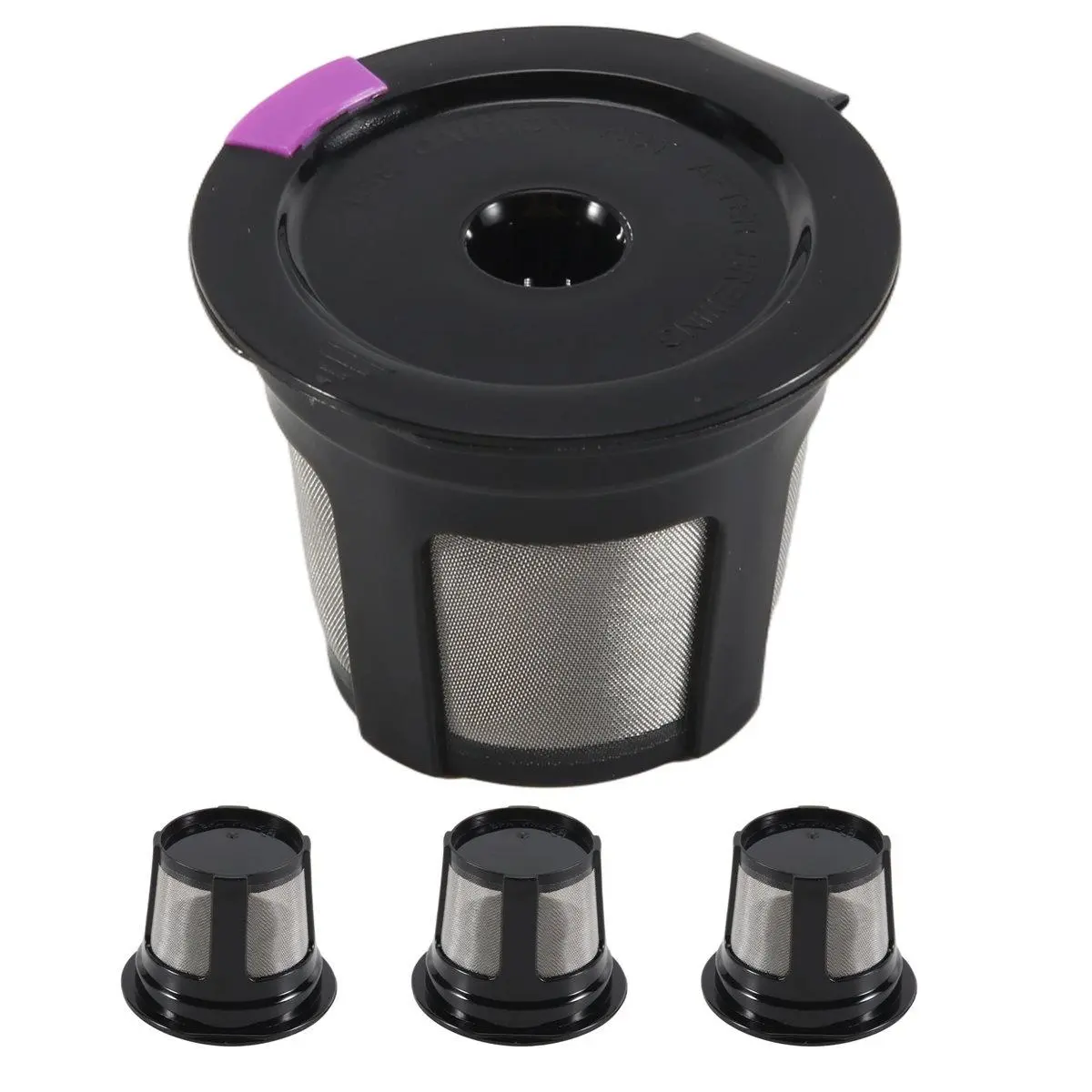 Reusable K Cups for K Mini, K Elite, K Classic, K Compact, K Latte, K Select and All 2.0 & 1.0 Coffee Makers 4PCS