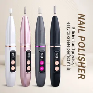 Portable Nail Buffer Machine, Nail Drill Machine, Easy-To-Use Electric Nail File for Salon & Home Use, Professional Manicure Tool for Smooth Nails