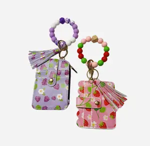 Matching Wallet with Silicone Bead Set