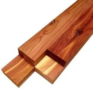 Aromatic Cedar Lumber Board - 3/4" x 2" (4 Pcs)