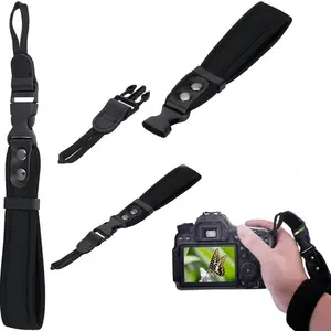 Neoprene Soft Quick Detachable Wrist Hand Strap, Camera Wrist Strap, Camera Accessories for Canon Nikon Sony Fujifilm Fuji DSLR Camera