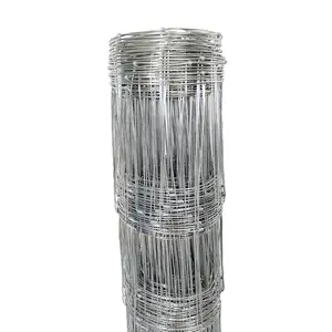 Heavy-Duty Galvanized Farm Fence, 5ft x 164ft 13-Gauge Zinc-Coated Wire Fencing for Livestock Enclosure, Animal Protection (Cattle, Goats)