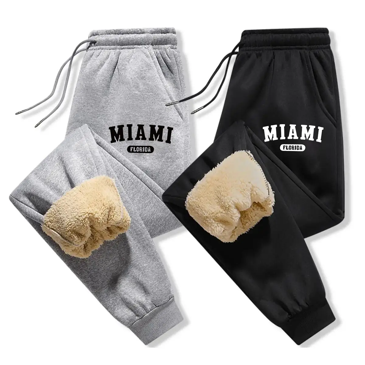 Men's Minimalist Graphic Print Trousers, Fleece-Lined and Fitted for Comfy Casual Winter Streetwear, Outfits, Classy Casual Trousers, Minimalist Street Style, Sleek Cut Flatters Shape, Soft, Stylish