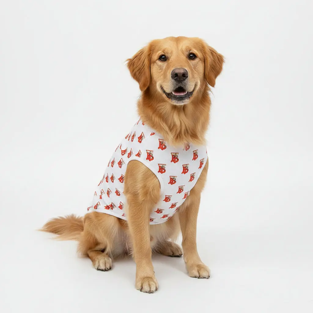 Small Dog Summer Pet Vest - m-X Sizes, Vibrant Stylish Design, Lightweight Breathable Casual Fabric, Durable Construction, Easy to Wear, Ideal for Beach Outings, Machine Washable, Lay Flat to Dry, Note: Avoid Bleach