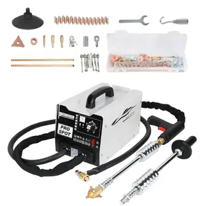 【GARVEE】Stud Welder Dent Repair Kit - 110V Spot Welding Machine with Slide Hammer Dent Puller, Professional Dent Removal Kit for Auto Body Dent Repair, Electric Dent Puller Machine 6 Welding Modes