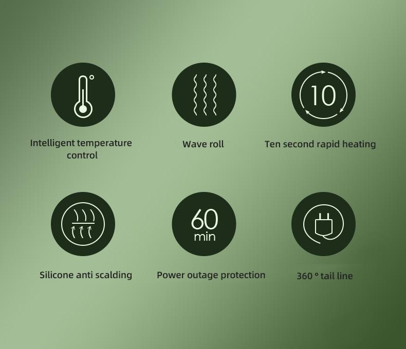 Beach Wave Curling Iron Fluffy Big Wave Ripples 32mm Splint No Damage Hair Lazy Perm Super Convenient Styling Tool