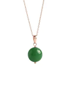 Greene — Green Jade Pendant Necklace