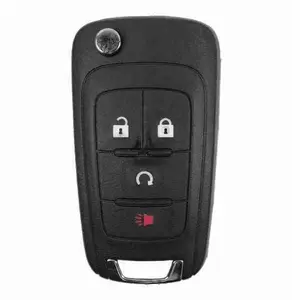 KEYS4LESS Replacement Flip Key Fob for 2014 2017 Trax Fcc KR55WK500733 Part Number 13585811 13585814 13504265 1351916