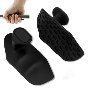 Silicone Gym Grips for Weight Lifting,Workout Gloves for Women Men Alternative,Anti Slip Gym Workout Grip,Rubber Gym Hand Grips-Weightlifting Grips Pad for Barbell,Pull Up,Ryptfit,Training