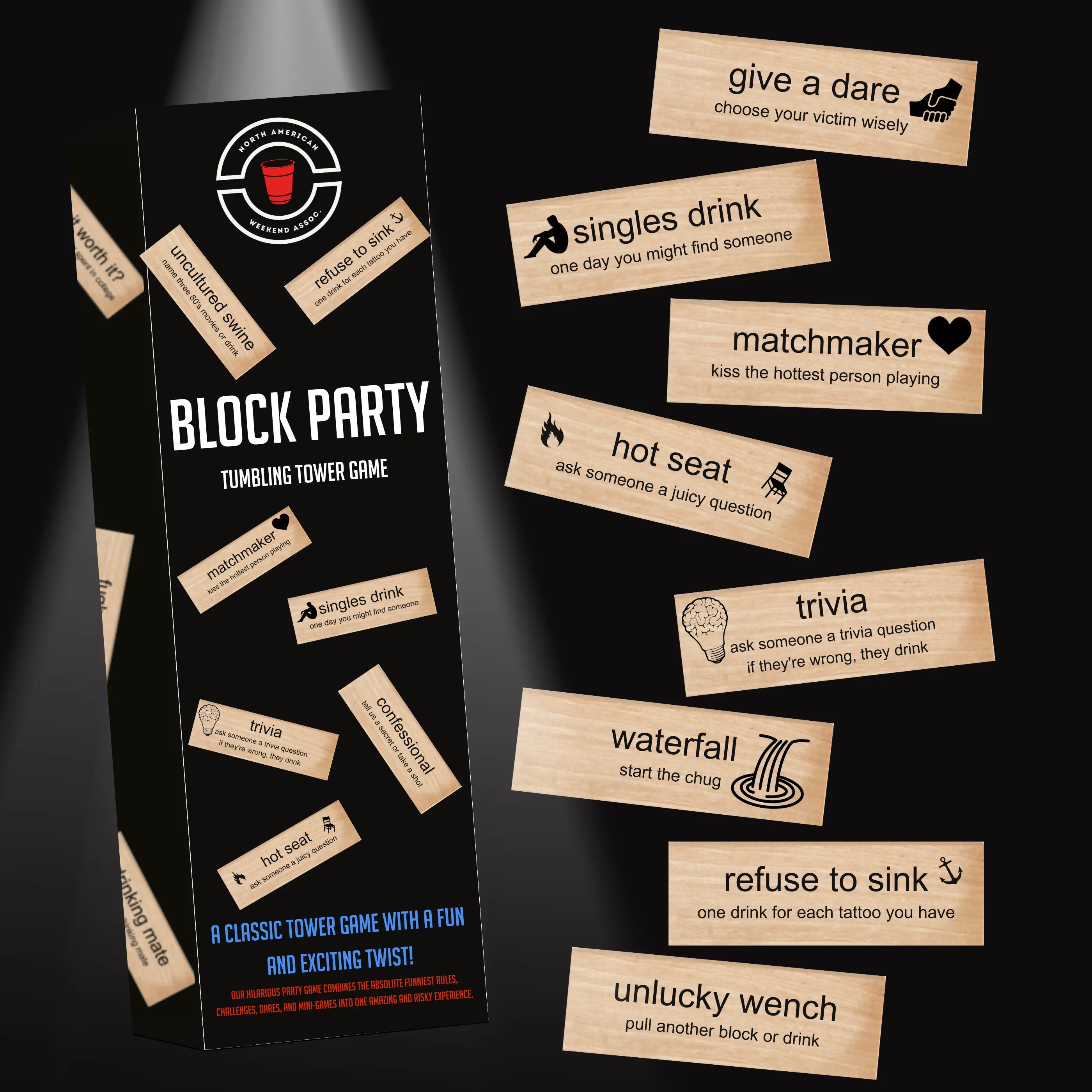 Block Party Tumbling Tower