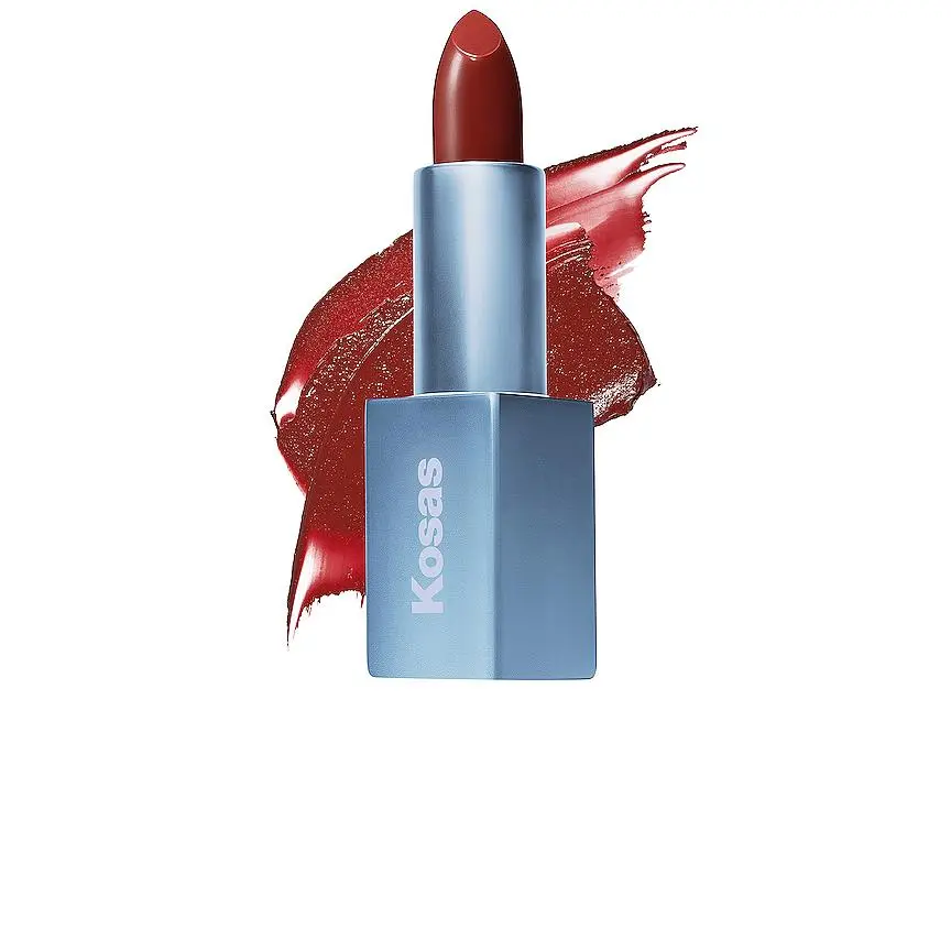Kosas Weightless Lip Color Nourishing Satin Lipstick in Deep Talks