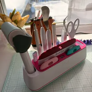 Mini Cricut organizer. Pink mini cricut.