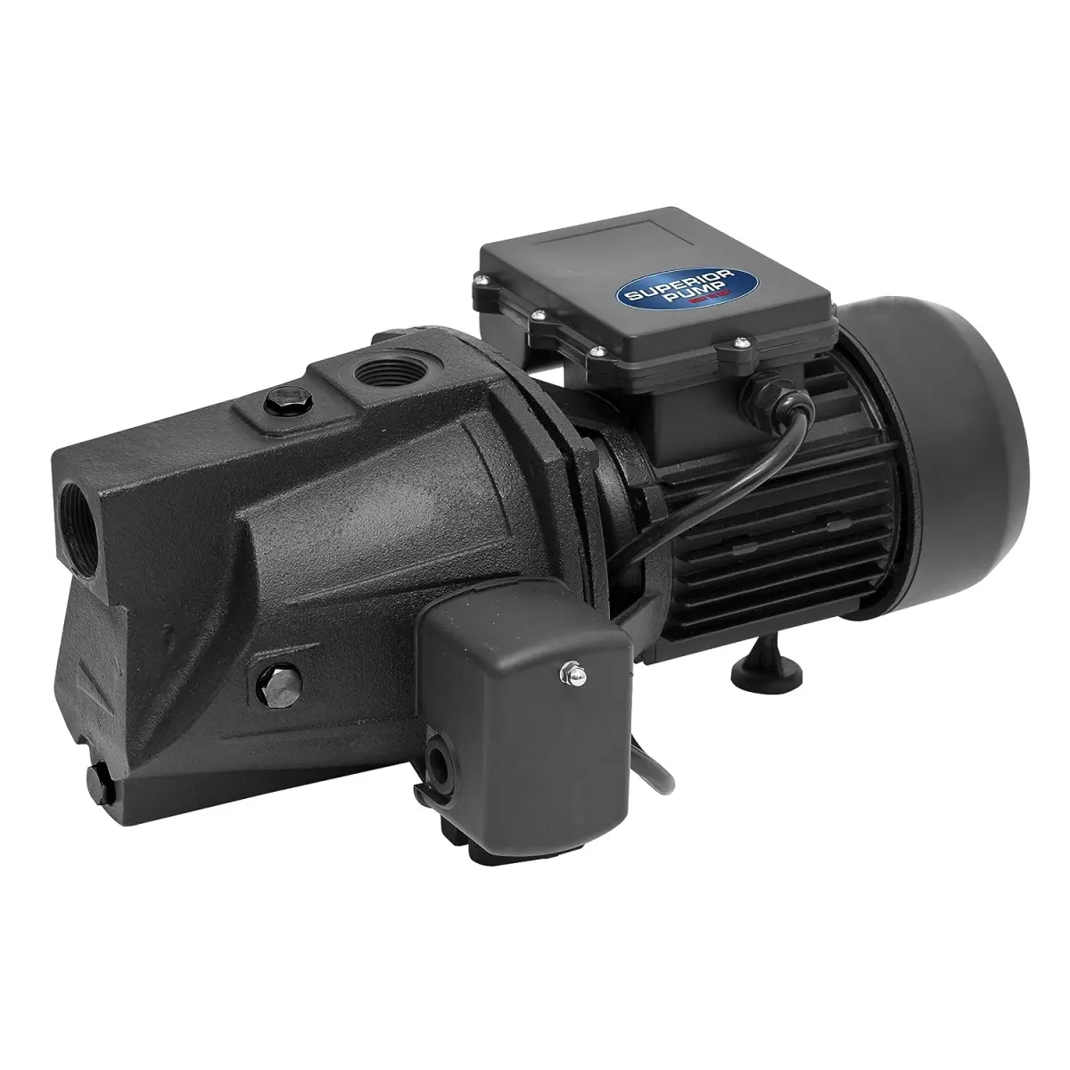 Superior Pump 94105 1HP Shallow Well Jet Pump for Home Needs, 1 HP Dual Voltage Motor, 120/240V, 15.5 GPM, 37 lbs