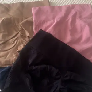 4-Pieces High Waist Tummy Control Side-Ribbed Butt-Lifting Seamless Shorts, Lightweighted Summer Shorts,  Stretchy Womenswear Bottom SpringStatements