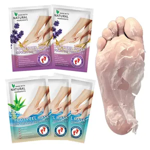 Foot Peeling Mask,Exfoliator Peel Off Calluses Dead Skin Callus Remover,Foot Mask for Dry Cracked Feet,Foot Peel Masks Nail Moisturizer