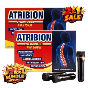 2 BOXES SALE - Artribion Vitaminado Multi-Vitaminico  - 24 Pack (15ml Drinkable Shots) Vitaminas -  Daily Energy & Wellness Support (12 x 15mL)
