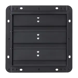 10 inch Shutter Exhaust Fan, Wall Mounted Attic Vent Fan with Variable Speed Controller, 900 CFM, AC Motor, Heavy-duty Steel, Low Noise for Shed, Garage, Greenhouse Ventilation Cooling, Black