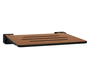 Seachrome 18" Folding Wall Mount Shower Bench,Rustic Teak