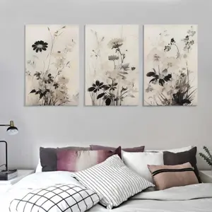 3-Piece Abstract Canvas Set - Modern Irregular Shapes in Wood Frames Stylish Wall Art for Living Room Bedroom or Office Ready to Hang Decor Hanging Print Ornaments Artistic Decoration Easy to Hang UV-resistant Inks Premium Canvas Gift