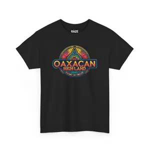 Oaxacan Highland - Unique Cannabis Strain Graphic T-Shirt - 100% US Cotton, Unisex, Multiple Colors & Sizes Casual Fabric