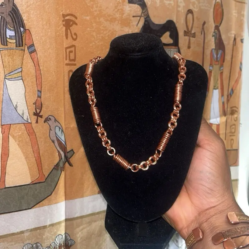 Pure Copper Necklaces Handmade Grounding Jewelry Multiple Styles for Unique style