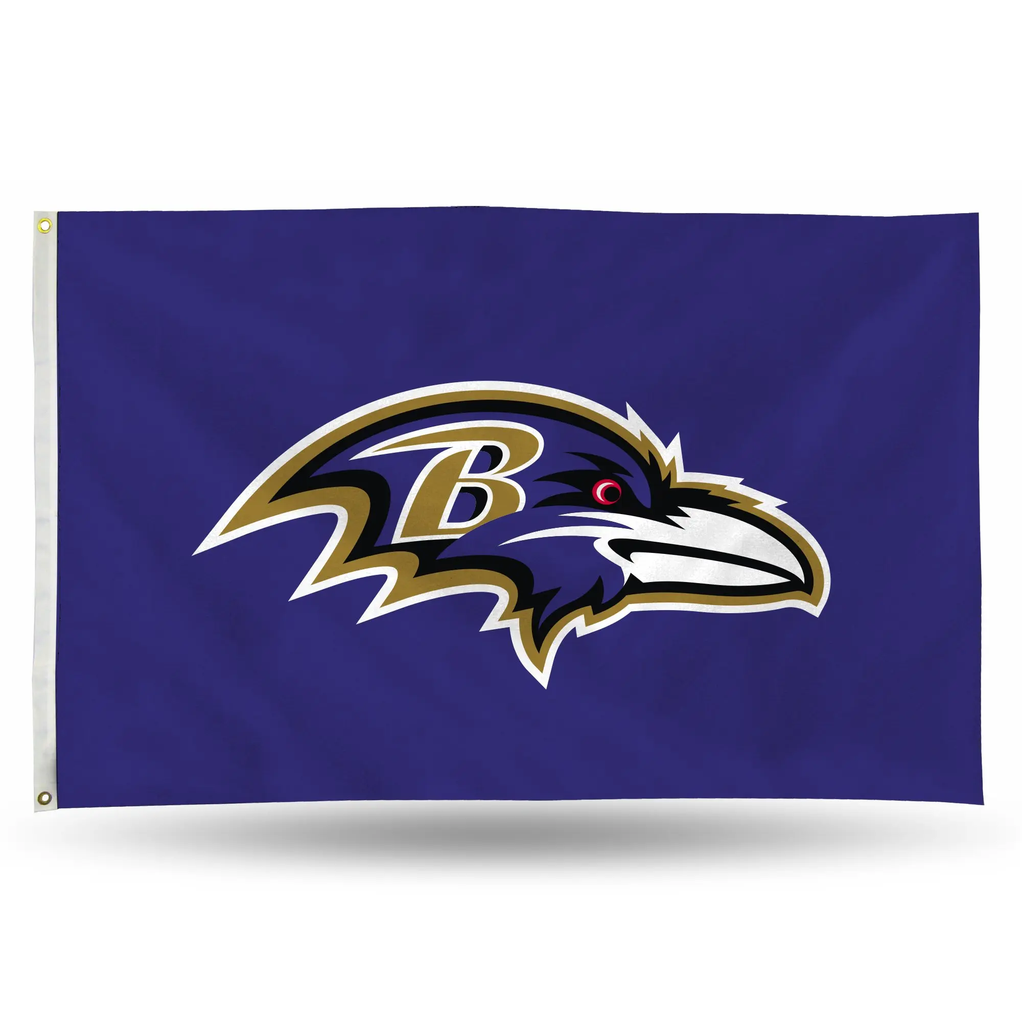 Ravens Purple NFL Football Team Banner - 3ft x 5ft Single-Sided Lightweight Polyester Outdoor Flag, High Color Fastness, Decorative Indoor Party Decor, Hangable Sports Collectible for Team Spirit