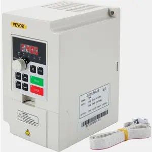 VEVOR Variable Frequency Drive, AC 220V Input 3KW Variable Frequency CNC Drive Inverter Converter, VFD 4HP 1 or 3 Phase Input, 3 Phase Output, CNC Motor Inverter Converter for Motor Speed Control
