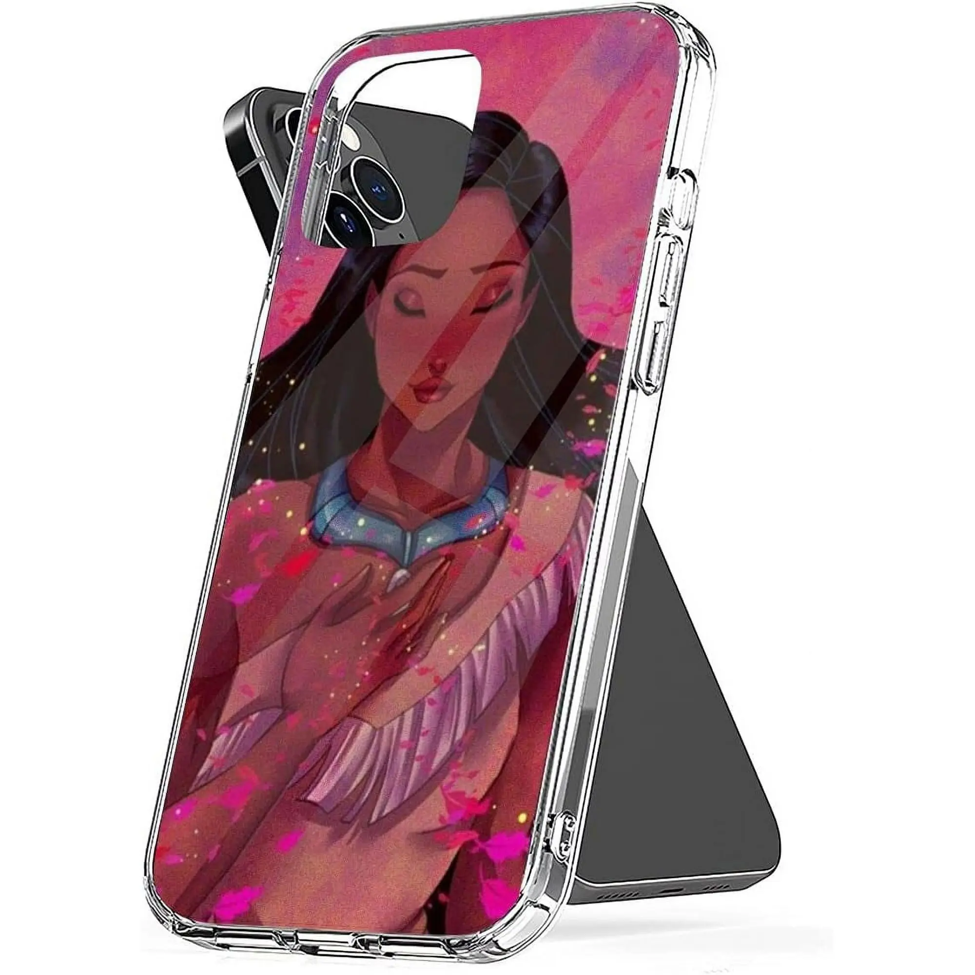 Phone Case Pocahontas TPU Cover Accessories Shockproof Transparent Compatible with iPhone SE 7 8 X XR 11 12 13 14 15 16 Plus Mini Pro Max Samsung Galaxy Note S9 S10 S20 S21 Ultra Plus Cellphone Protective