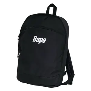 Bape Logo Backpack 2024 Black