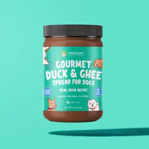 Duck and Ghee Meat Spread | NEW 12oz Jar High Protein Treats
