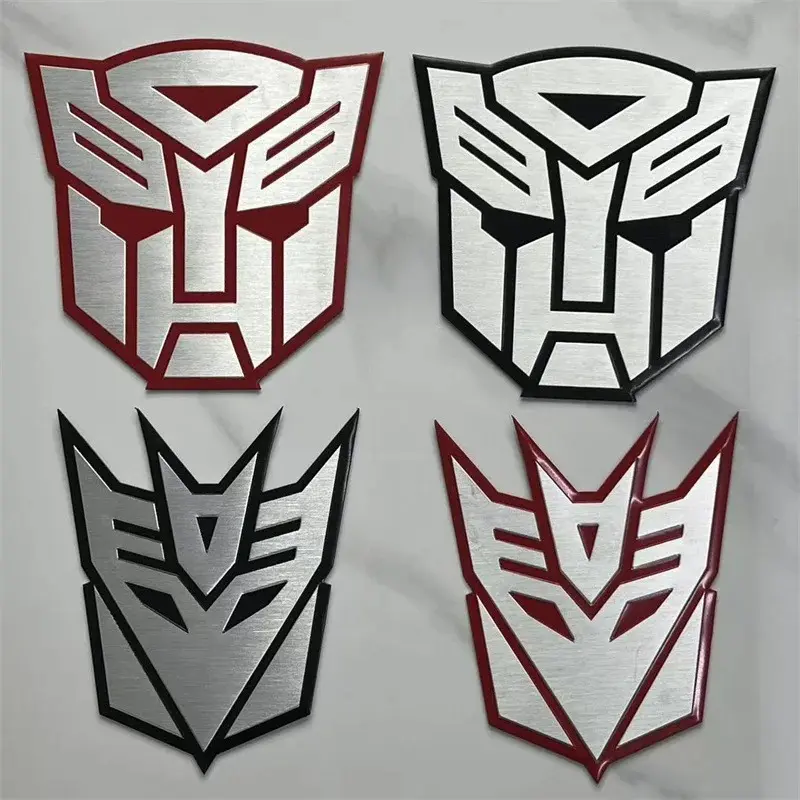 3D Car Stickers For Transformer Badge Decepticon Emblem Tail Decal Cool Autobots Logo Car Styling Motorcycle Car Accessories