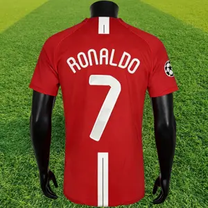 08 09 Retro RONALDO #7 Vintage Soccer Jerseys