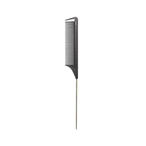 L'ANGE HAIR - Carbon Fiber Hair Styling Comb - Dual-Sided Tool with Teasing Metal Pin Tail, Anti-Frizz, Flyaway Control, Heat Resistant, Hair Styling Combs, Precise Parting