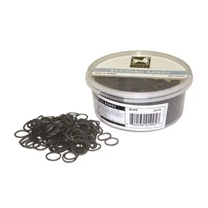 212 MAIN Black Jacks Braiding Bands - 800 High Count, Quality, Super Strong Natural Rubber Bands for Equestrian Sports & Outdoor Leisure Use, High Count Bands, Quality Bands