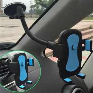 New Car Phone Holder Bracket Mount Cup Holder Universal Cellphone Car Mount Car Phone Stand Car Mobile Support Vacuum Suction Phone Holder Suction Windshield Phone Locking Car-Accessories