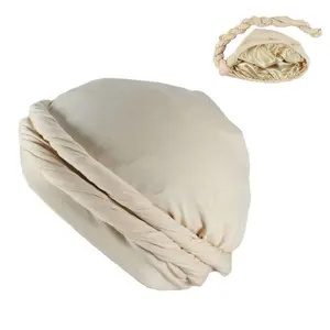 Men's Halo Turban Durag - Satin Silk Lined Head Scarf, Stylish Head Wraps for Ultimate Comfort & Style, Perfect Gift for Any Occasion