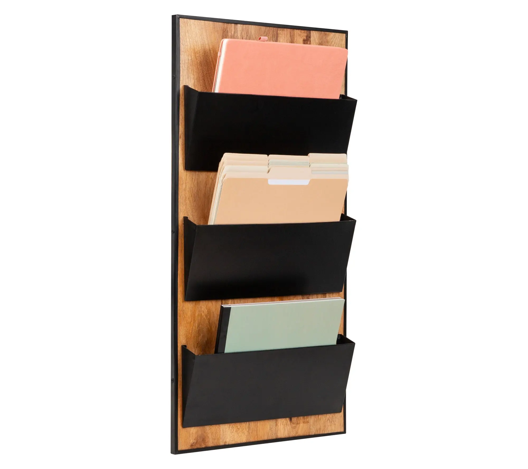 Mind Reader 3-Tier Wall-Mounted File Organizer Mind Reader 3-Tier Wall-Mounted File Organizer