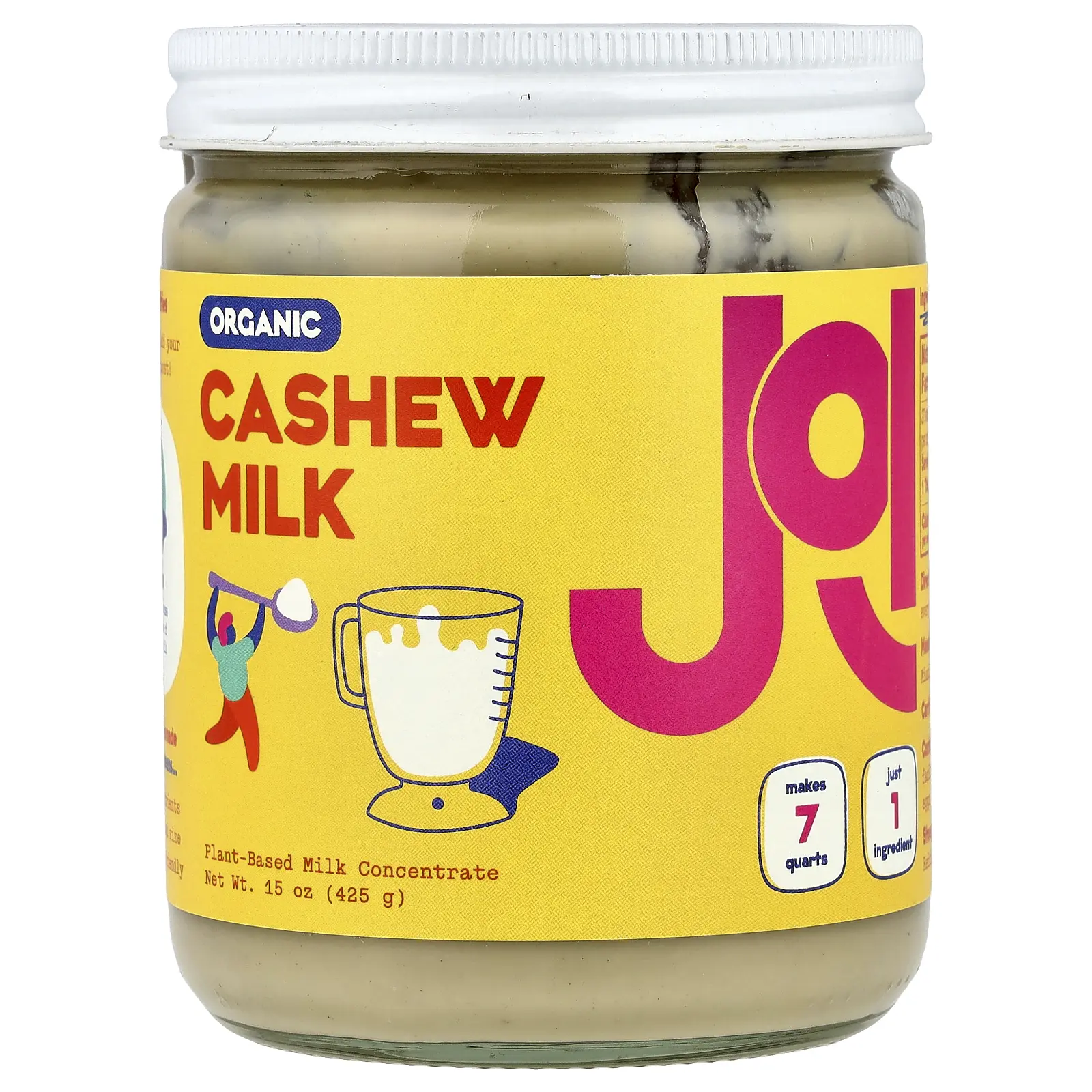 JOI Organic Cashew Milk Concentrate, 15 oz (425 g)